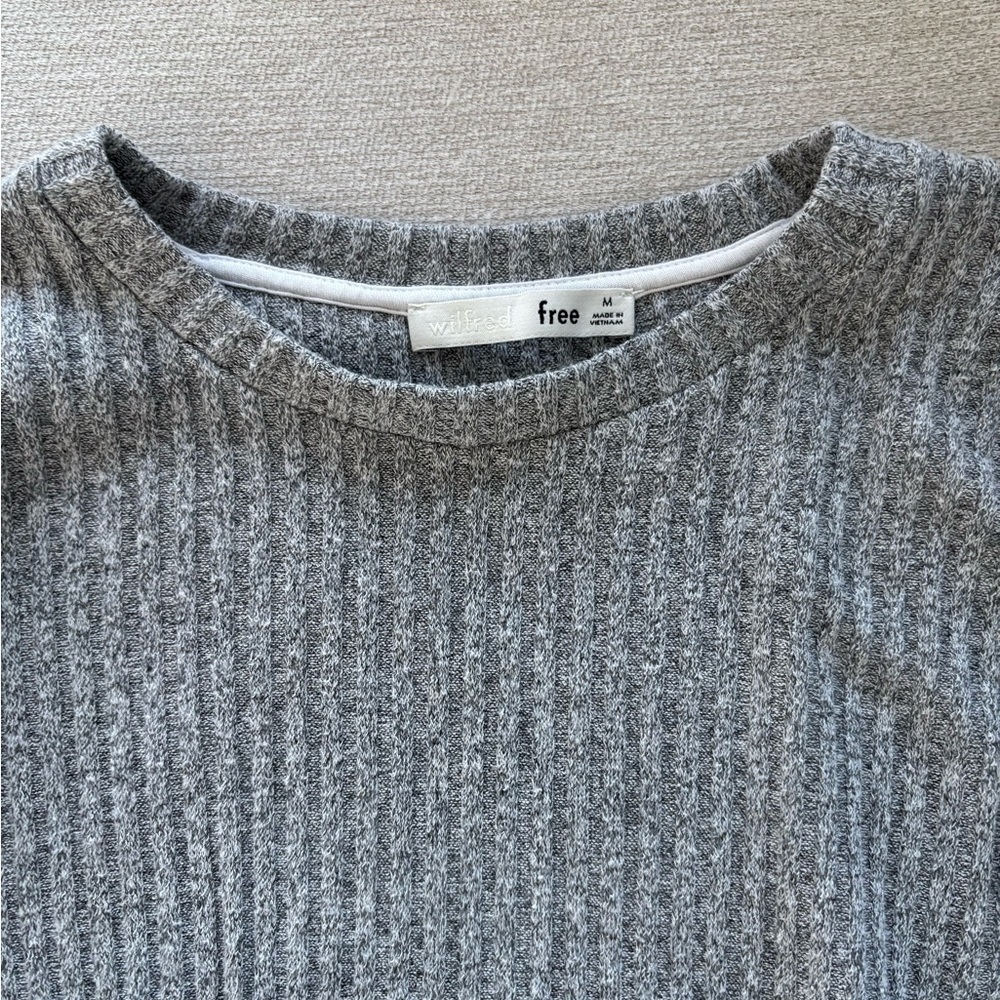 Wilfred Free Ribbed Knit Top - Picture 2 of 5